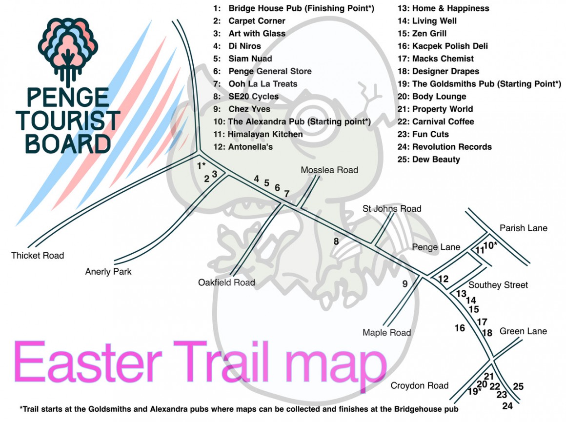 Easter trail Map 2024